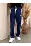 Champ Colorful Embroidered Loose Tracksuit Navy Blue - 2