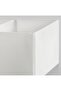 3 Pieces In-Cabinet Storage Box 20X38X12 cm Organizer Organizer Box Polyester White 001365 - 3