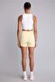High Waist Flat Open Top Yellow Biker Leggings I0955Ax26Sm - 5