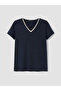 Nevavm with Difference V-Neck Soft Touch Women's T-Shirt