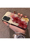 Samsung Galaxy A52S 5g Compatible Silicone Edge Hard Back Case Couple Phone Case with Floral Pattern - 2