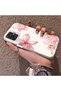 Samsung Galaxy A07 Compatible Silicone Edge Hard Back Case Couple Phone Case with Floral Pattern - 2
