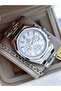 Functions Active, Day-Date Steel Band in Stylish Box, White Dial, Men's Wristwatch with Calendar + Chain Bracelet - 2