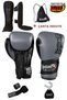 Kunuri Elite Boxing Gloves Set of 5 Kickboxing Muay Thai Boxing Gloves, Calf Protector Bandage, Mouthguard and Backpack Gift