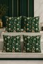 Vintage Flora Gift Digital Printed 4-Piece Throw Pillow Cover