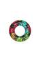 Tropical Ring with Holder - Inflatable Palm Pattern Ring - Inflatable Sea Ring - Tropical Pattern Ring - Colorful Pattern Inflatable Ring 91 Cm. - 5