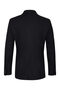 Navy Blue Slim Fit Mono Collar Classic Jacket - 2
