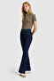 Women's Khaki Polo Collar Basic T-Shirt 50321798-Vr027 - 4