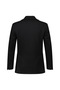 Black Slim Fit Mono Collar Suit - 4