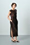 Polka Dot Maxi Dress with Back Detail - 5