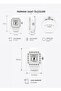 Colorful Mini Finger Watch Stylish Crystal Stone Quartz Ring Watch - 5