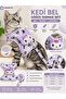 Anti-Escape Breathable Fabric Cat Dog Collar Set - 3