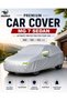 Waterproof UV Resistant Full Car Cover for MG 7 - All Weather Dustproof Sun Protection Outdoor Cover, Silver