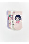 Two Mt Shop Quality Lcw Kids Lilac Patterned Girls' Booties Socks