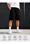 2-Piece Shorts Men's (Black-Grey) Basic Summer Shorts Set - Comfortable Fit Above the Knee 2-Piece Economic Package - 3
