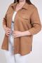 Women's Plus Size Zipper Detailed Shirt - 5