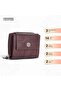 Genuine Leather Ladies Wallet | LW5003_VRN, Antique Brown, Modern - 2