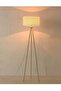 Nordic Modern Bedroom linen cover Standing Floor vertical lamp With 9W bulb and Remote control - 3