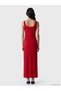 Lcw Vision Red Square Neck Bodycon Dress - 4