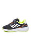 Navy Blue Yellow Velcro Mesh Boys' Sports Shoes - 4