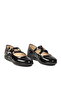 Black Patent Leather Girl's Ballerinas - 3