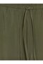 Lcw Modest Green Elastic Waist Modal Blend Women's Trousers - 3