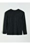 Lcw Everyday Black Crew Neck Glittered Women's Knitwear Sweater - 6