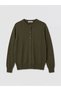 Lcw Vision Khaki Crew Neck Women's Knitwear Cardigan - 5