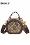 Women's Shoulder Bag Small Circular Crossbody Bags Small Tote Square Satchel Handbags Purse Fashion Handbag for Women