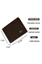 Men’s Slim Bifold Wallet – Premium Synthetic Leather, Minimalist Design, Multiple Card Slots, Metal Logo - 3