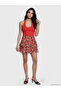 Trendlucky Slim Fit Floral Layered Mini Skirt with Shorts - 2