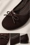 Women's Mesh Mary Jane Ballerina Shoes with Buckle, Daily Comfortable Flexible Ballerinas - 3