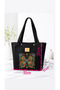 Colorful Mandala Design Denim Tote Bag - 2