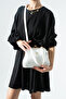 White Scholarship 4-Compartment Soft Leather Women's Crossbody and Shoulder Bag