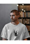 Dark Rabbit Oversize Unisex White T-Shirt - 2