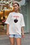 Arcade Fire Oversize Unisex White T-Shirt - 3