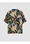 Xside Mixed Relax Fit Patterned Viscose Men's Shirt - 3