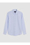 Southblue Blue Premium Collar 100% Linen Men's Shirt - 5