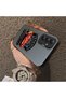 Samsung Galaxy A34 Compatible Hard Acrylic Back Silicone Edge Lens Protection Case - 4