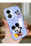 Vivo Y02S Compatible Case Camera Protector Blue Silicone Couple Phone Case Cute Pattern