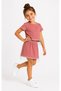 Girl's Skirt Suit with Stone Detail and Crop Model Skirt for Girls Aged 3-10 - 2
