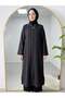 Women's Shirt Collar Viscose Tunic Black