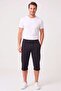 Men's Black Basic Capri