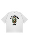 Unisex Oversize a Bathing Ape Soldier Classic Printed Boxy Fit Thick Fabric T-Shirt