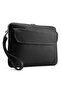 Valencia Unisex Genuine Leather Pebbled Clutch Bag with Wrist Strap, Zip-Around Closure and Front Flap Pocket – Black