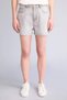 100% Cotton Mom Fit High Waist Short Leg Jean Gray Shorts G8345Ax26Sm - 3