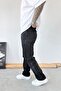 Black Premium Laser Printed Baggy Pants - 3