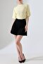 Women's Sandy Side Gathered Short Sleeve Blouse - 3