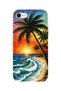 iPhone 7 Compatible Printed Transparent Phone Case |   Collection: Summer Beach Tropical