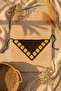 Hand Knitted Sunflower Patterned Brown Summer Bandana Hair and Neck Accessory - 7